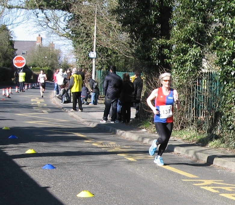 Near the end of the 10K